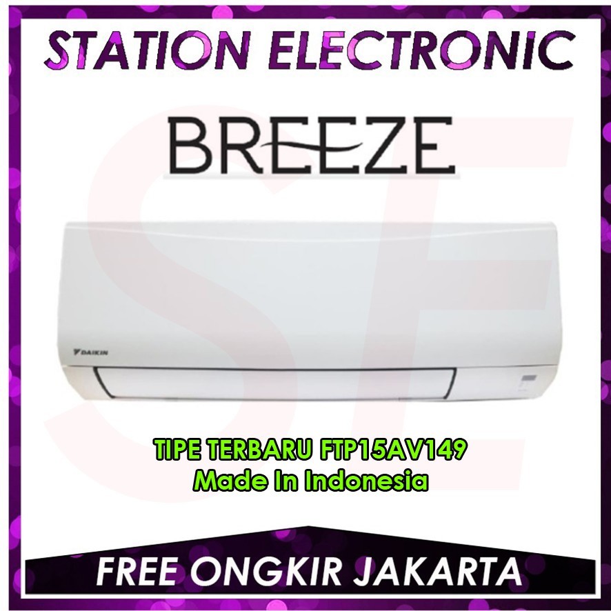 Daikin FTP15AV14 AC Split 1/2 PK FTP15AV Breeze Standard Unit only FTP15AV149 FTP15AV