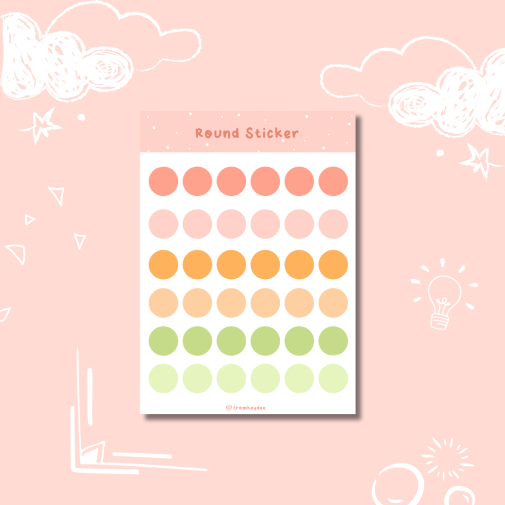 

Sticker Dot Journal Aesthetic