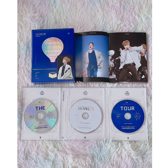 BTS THE WINGS TOUR DVD FULLSET UNSEALED PHOTOCARD TAEHYUNG PC V OFFICIAL