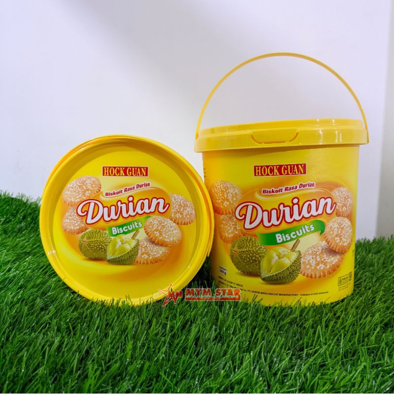 

Hock Guan Biscuits Durian Toples Timba 300g