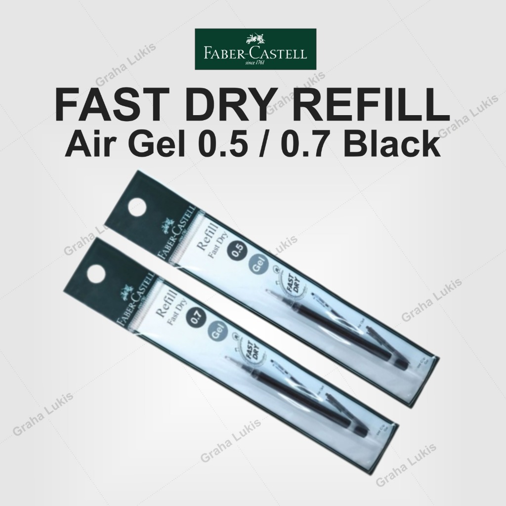 

FABER-CASTELL Fast Dry Air Gel 0.5 / 0.7 Black - REFILL