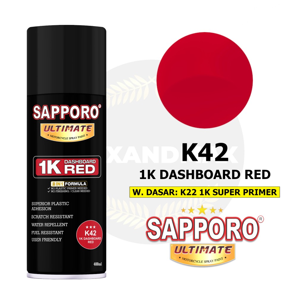SAPPORO ULTIMATE 1K Dashboard Red K42 400 ml