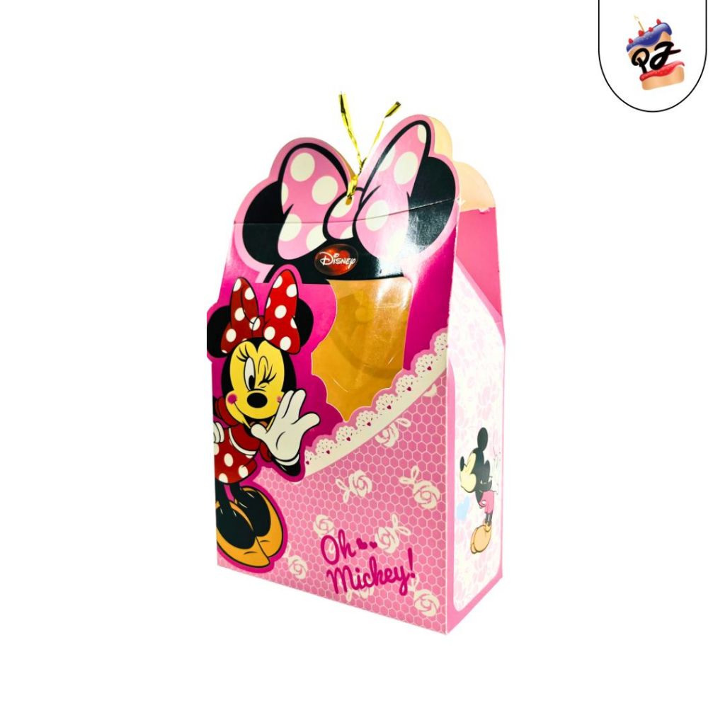 

DOS CAKE BOX MICKEY & MINNIE TRANSPARANT 19 X 11 X 5,5 CM