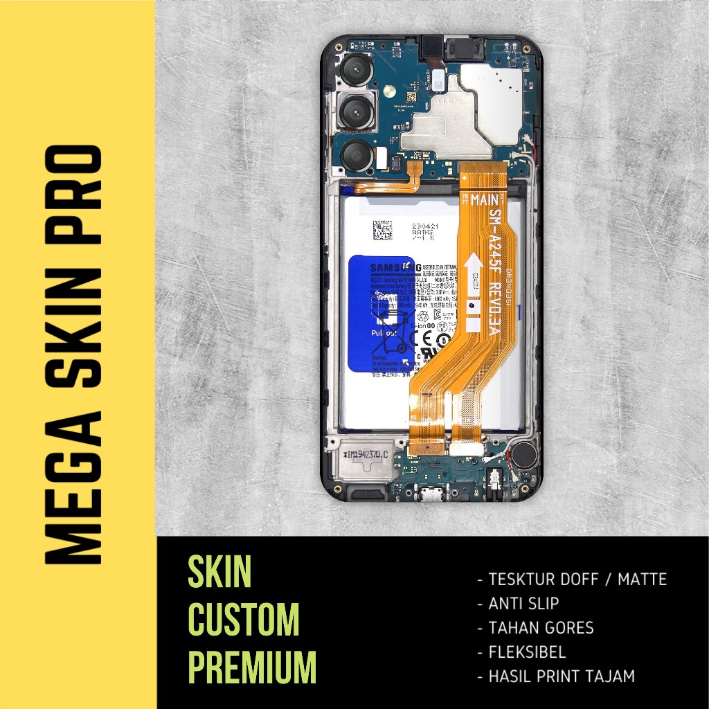 Skin Samsung A24 Full body- isi 2 buah - teardown mesin
