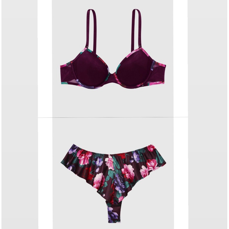 La Senza Lightly Lined Bra size 34A& Panty size S