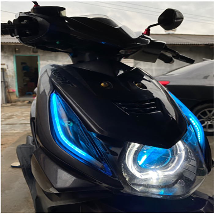 LAMPU MOTOR ALIS BEAT KARBU RUNNING | FULLSET LAMPU ALIS SEIN BEAT KARBU