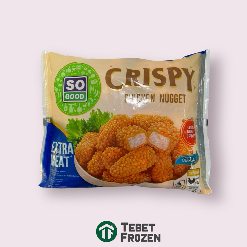 

SO GOOD CRISPY NUGGET 400GR- TEBET FROZEN