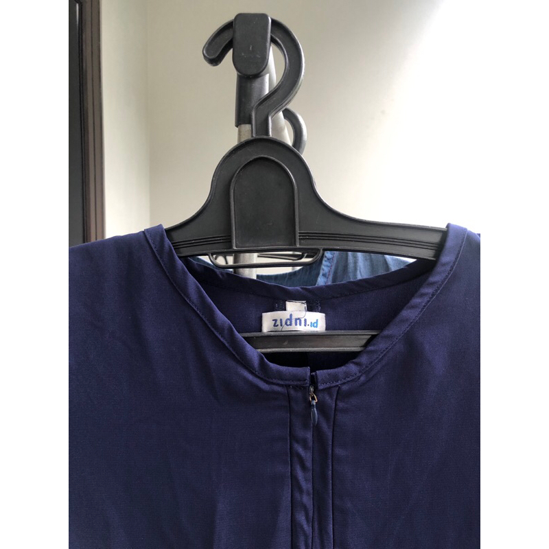 Preloved Gamis Navy Zidni Sunnah