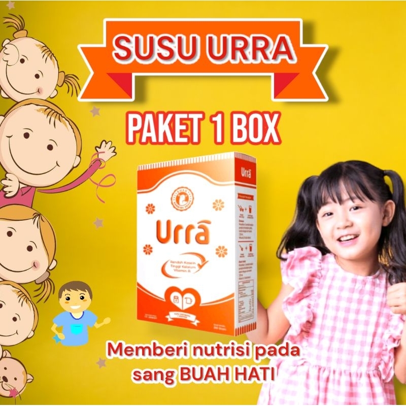 

SUSU URRA paket 1 box susu kesehatan penuh dengan nutrisi untuk sang buah hati