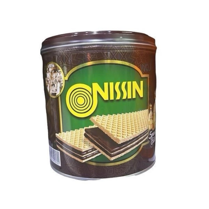 

Nissin wafer coklat thin kaleng 267g