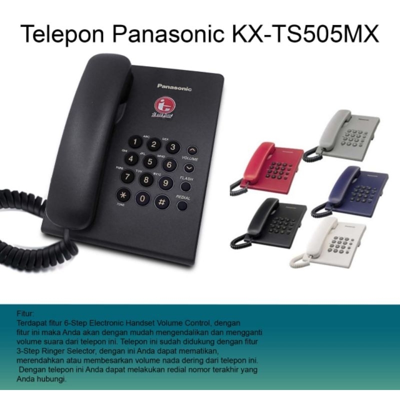 Telepon Panasonic KX-TS505MX