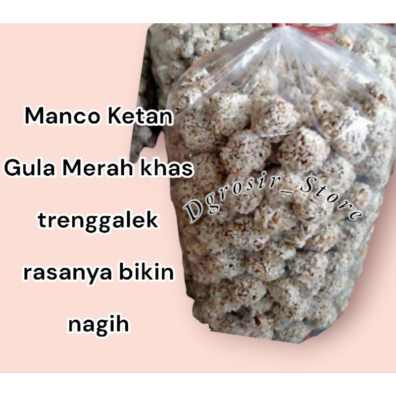 

Manco Ketan Gula Merah Rasa Jahe Khas Trenggalek 500g