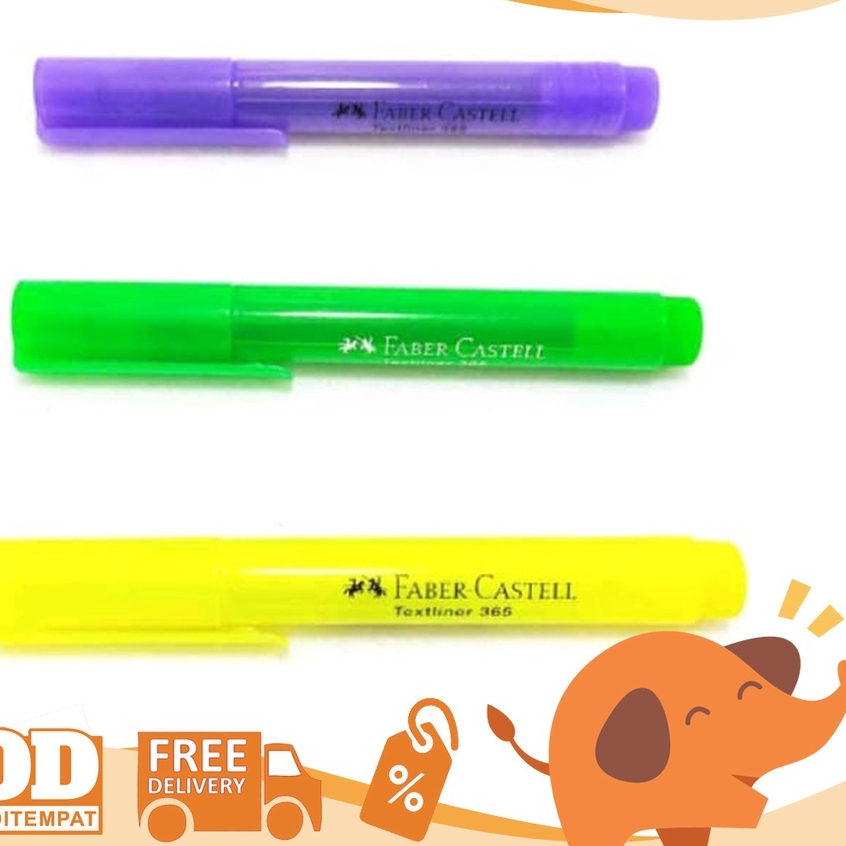 

Faber Castell Highlighter Textliner 365 Translucent Colour/ Penanda warna warni
