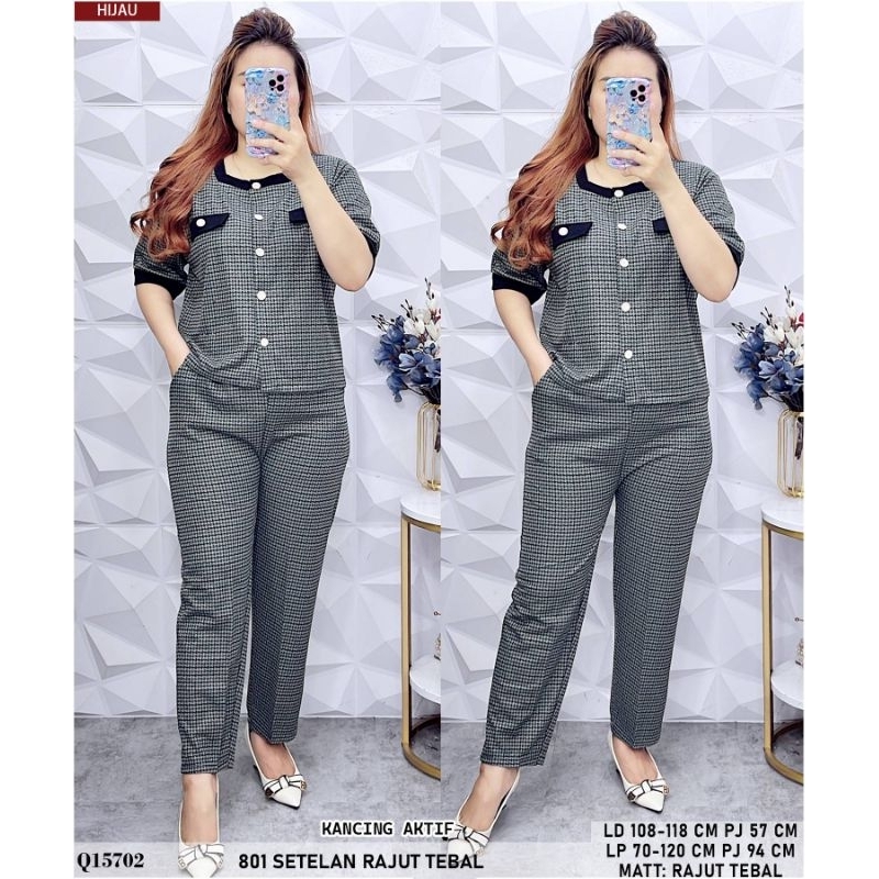 VQ 801 SETELAN CP BAHAN RAJUT IMPORT