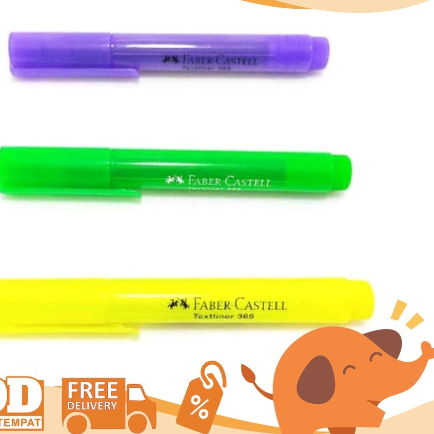 

Faber Castell Highlighter Textliner 365 Translucent Colour/ Penanda warna warni