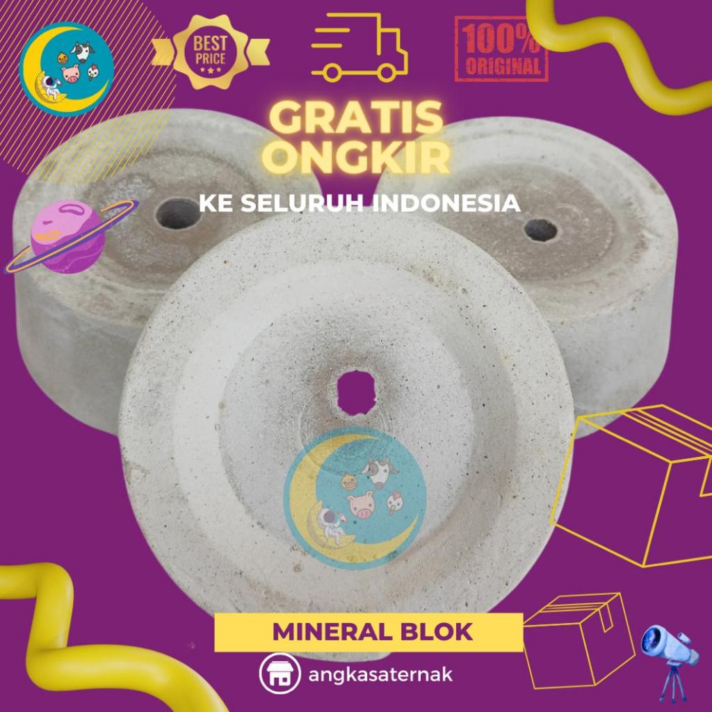 MINERAL BLOK KAMBING 500 gr - Mineral Blok Kambing - Mineral Blok Sapi - Mineral Blok Domba ( POLOS 
