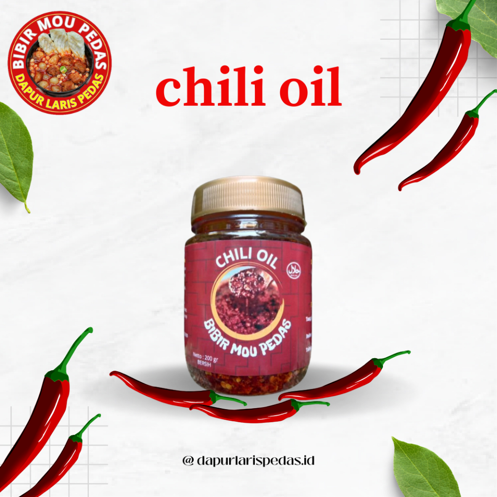 

chili oil | minyak pedas chili oil segar