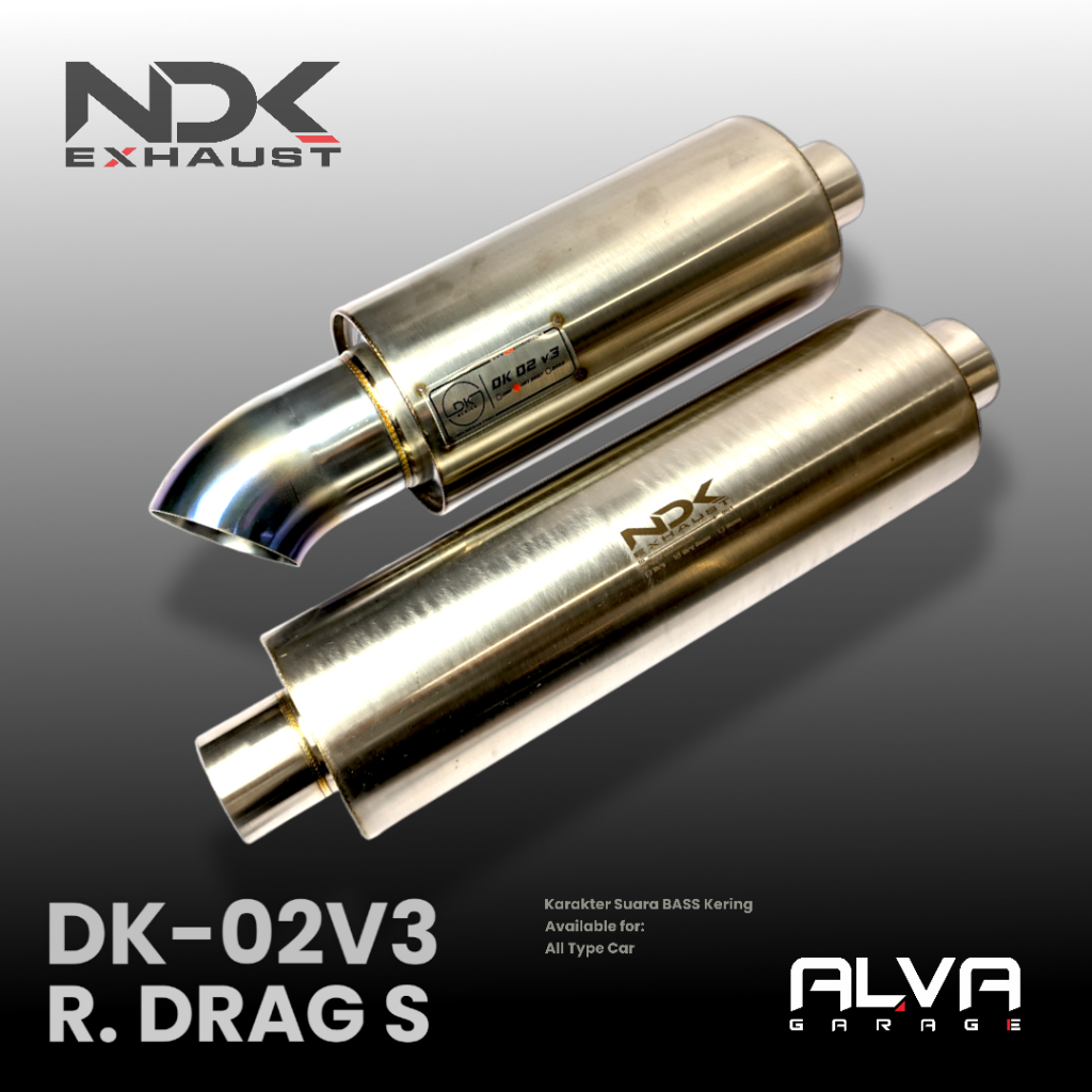 ndk exhaust knalpot racing bass kering gahar NDK EXHAUST