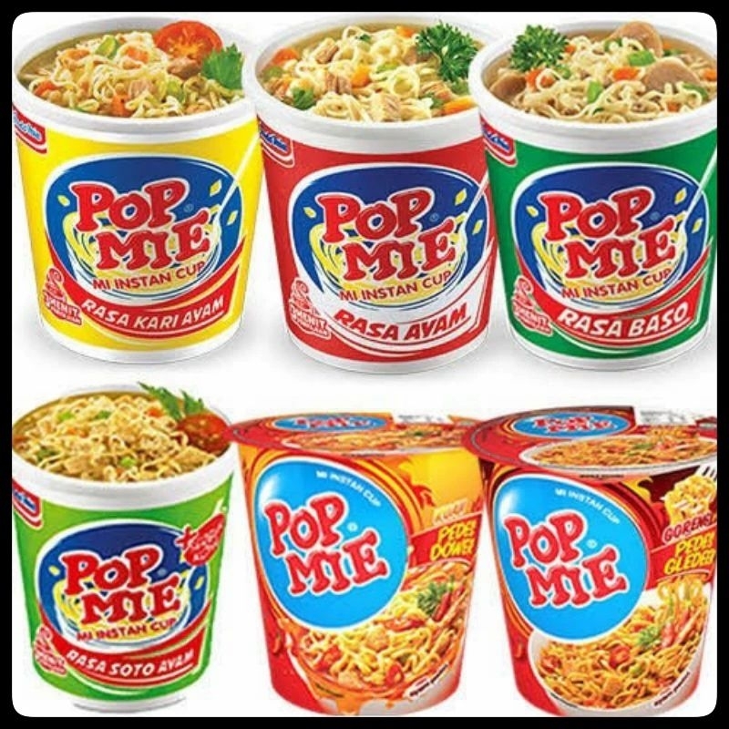 

Pop mie Cup 1 karton isi 24pcs