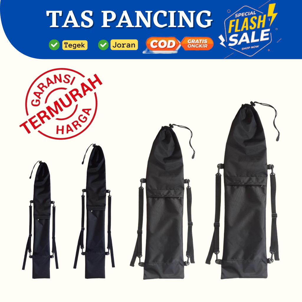 Promo Tas Joran Tegek Pancing Unik Murah Waterproof / Tas Joran / Tas Tegek / Tas Peralatan Pancing