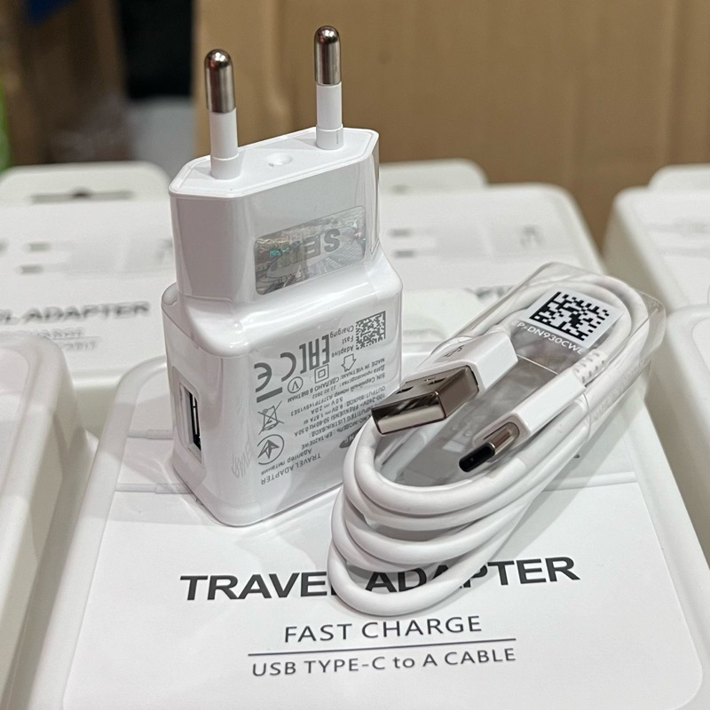 1SET CHARGER TYPE C 15W FAST CHARGING GALAXY A20S/A21S/A33/A22/A24/A15/A13/A15/A3/ A5/ A7 A8/ A8+/ S