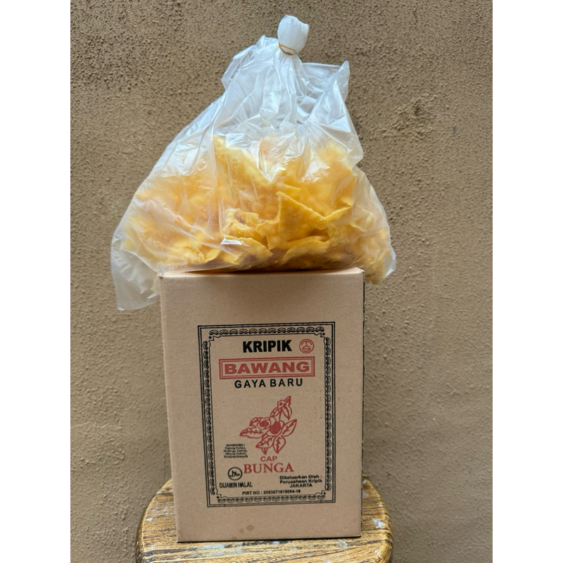 

KERIPIK BAWANG KURANG LEBIH 1kg