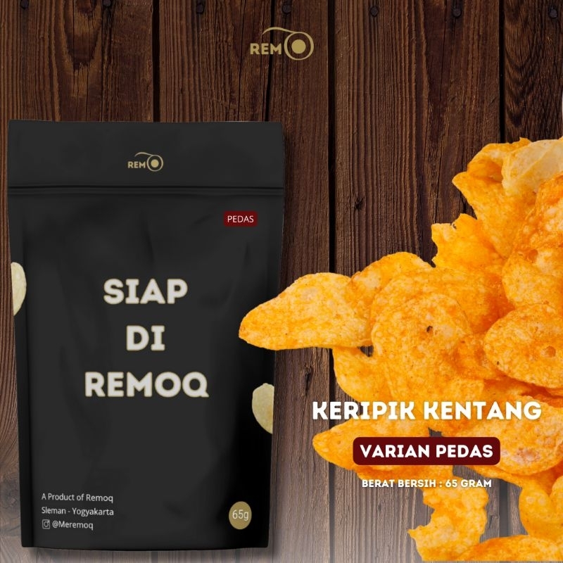 

KERIPIK KENTANG PEDAS. SIAP DI REMOQ!!