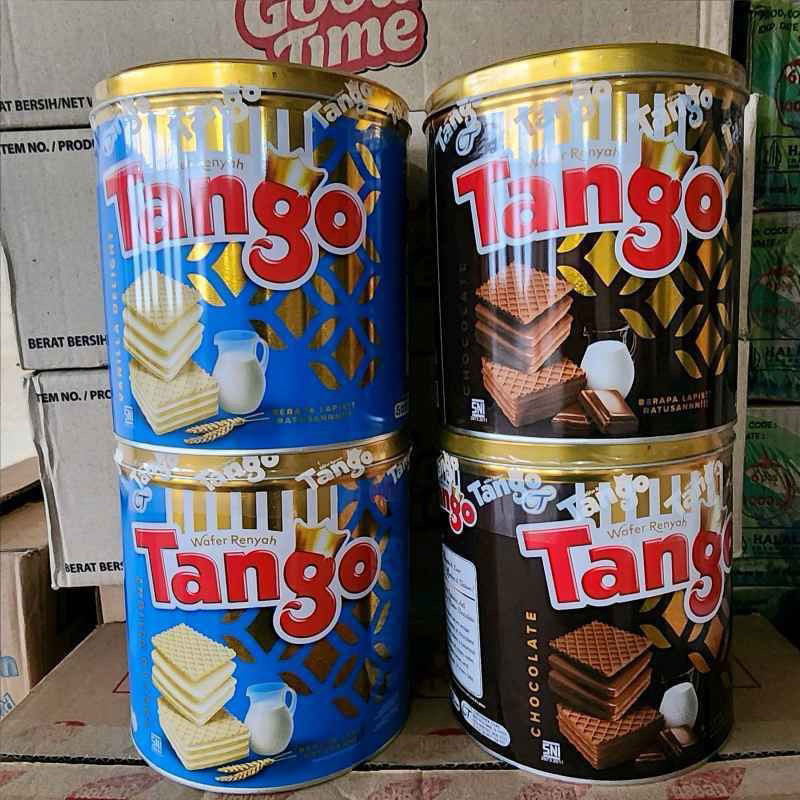 

TANGO/WAFER MURAH TANGO KALENG RASA VANILA DAN COKLAT