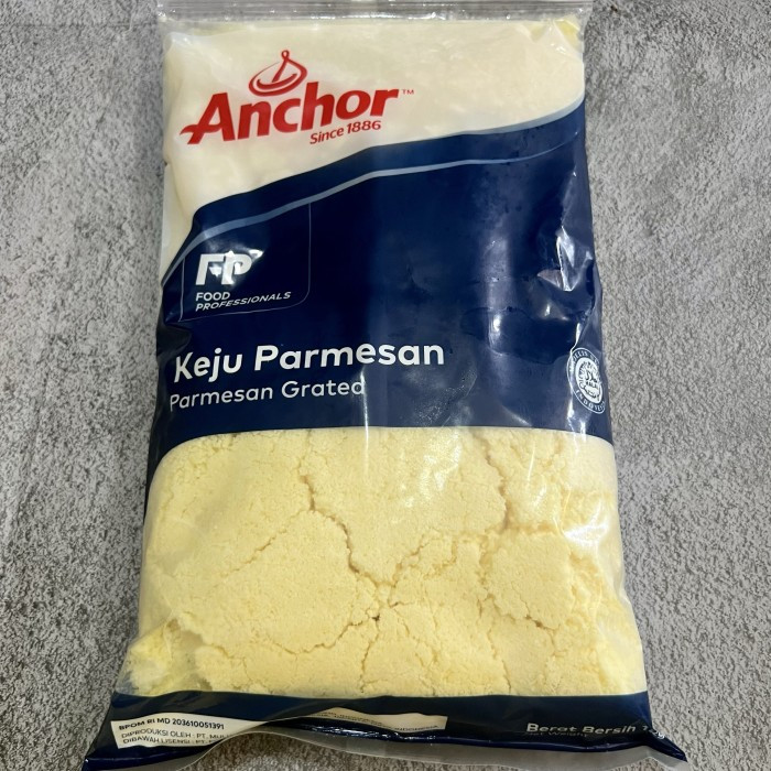 

Anchor Grated Parmesan Cheese / Parmesan Bubuk 1kg (INSTANT ONLY)