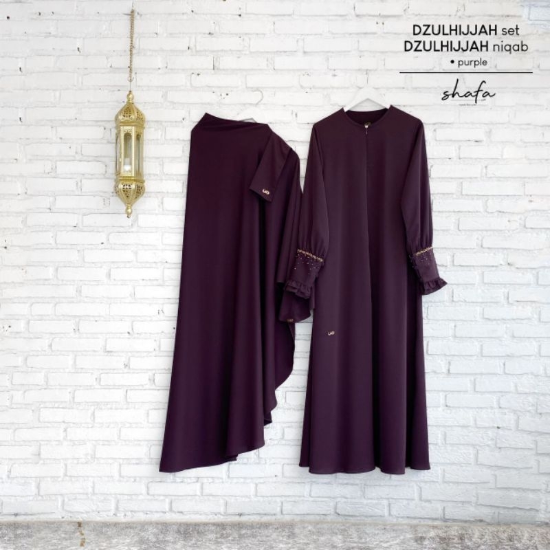 Dzulhijjah Gamis set [Purple] by Safago Shafa Jilbab