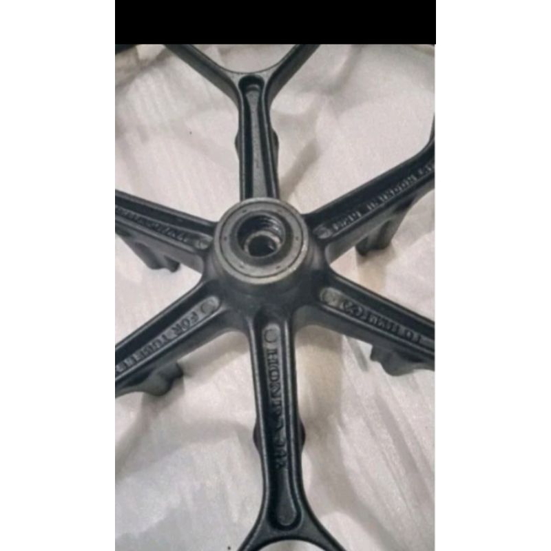 VELG DEPAN SONIC SUPRA 125 GTR  ORI LEPASAN MOTOR