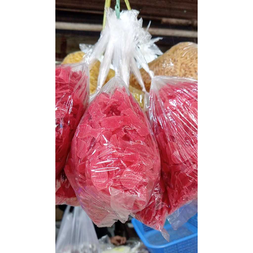 

KERUUK GAMBAR IKAN WARNA MERAH - KERUPUK IKAN - KERUPUK MENTAH - KERUPUK