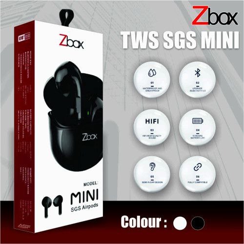 HEADSET BLUETOOTH TWS ZBOX SGS MINI | HEADSET BLUETOOTH | SUPERBASS | TERLARIS
