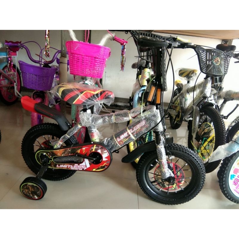 Sepeda Anak Sepeda BMX 12 inch LIMITLESS ( JARI-JARI MOTOR )