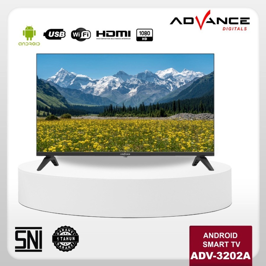 Android TV Smart Advance ADV-3203A TV HD 32"inch TV Digital DVB-T2/C