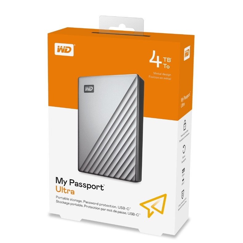 Original produk WD My Passport SSD External 4TB - USB C 3.2