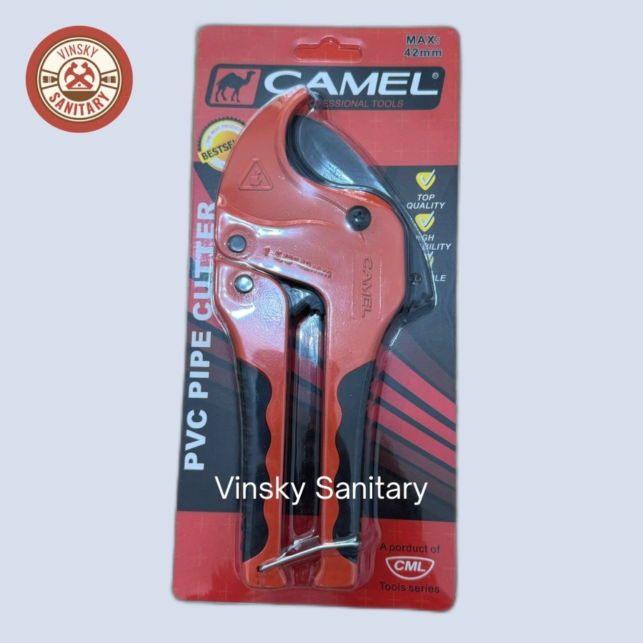 

Gunting Pipa PVC CAMEL 42MM / Gunting Paralon PVC / PVC Pipe Cutter