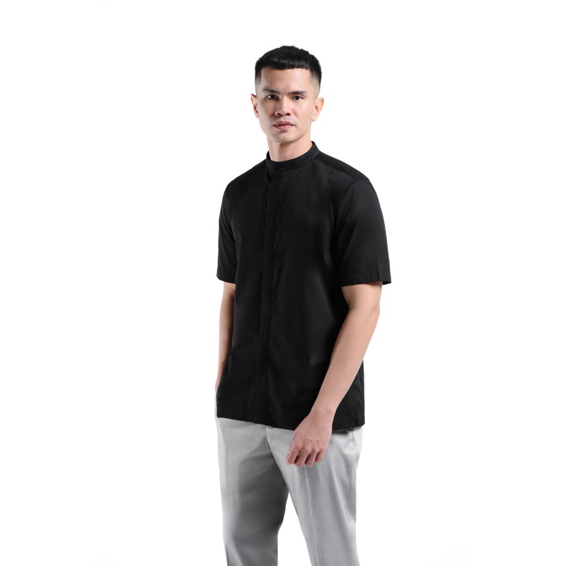 Byzan Shirt Short Sleeve Black L by Heymale