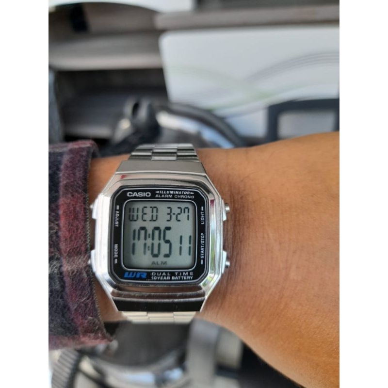 Casio Iluminator Dual Time A178W