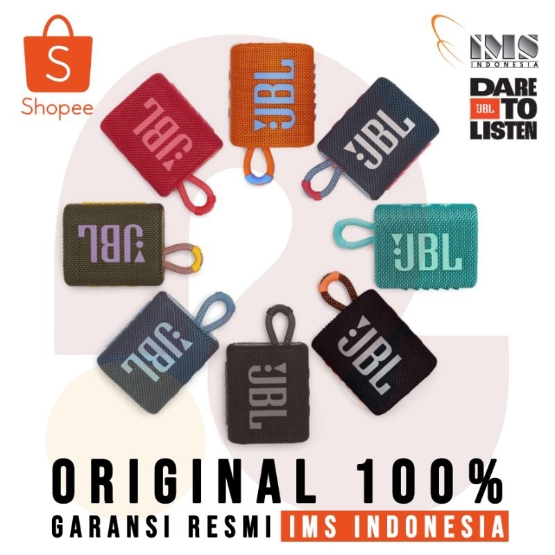 JBL GO 3 Original 100% Garansi Resmi IMS