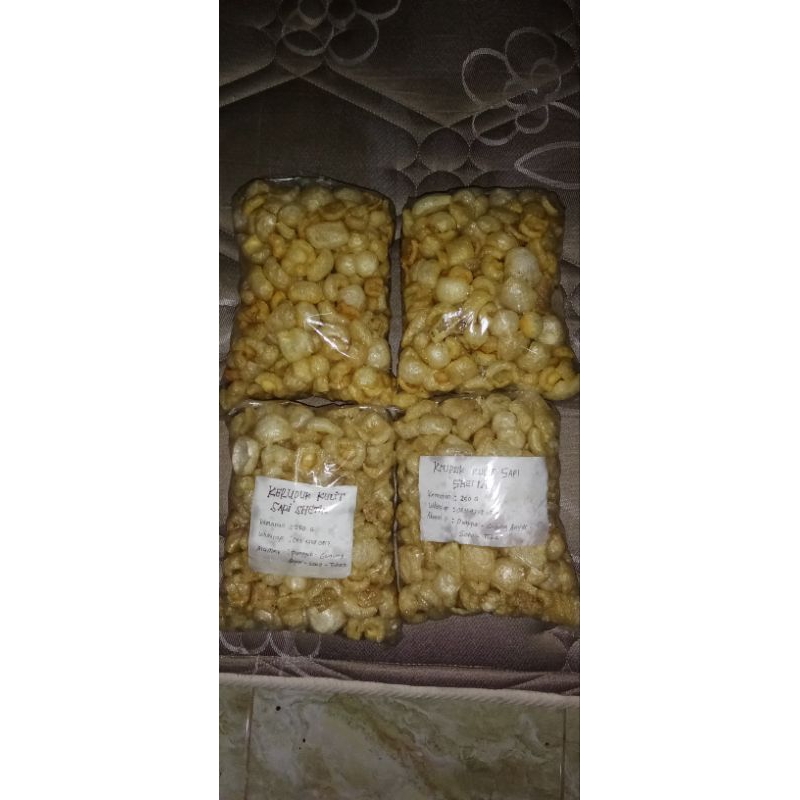 

Kerupuk kulit sapi Shetia