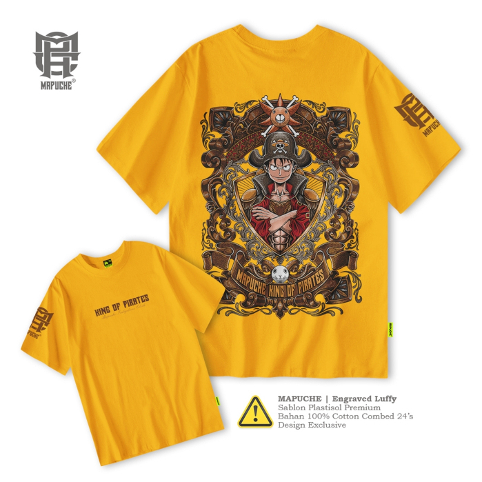 MAPUCHE T Shirt Onepiece Mustard Kaos Pria