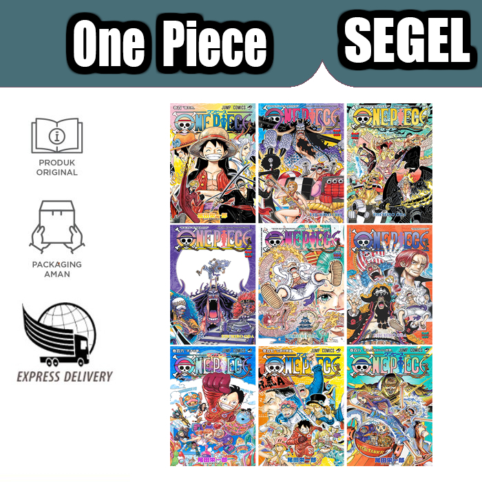 Komik One Piece Original Segel - VOLUME 100 101 102 103 104 105 106 107 108 109