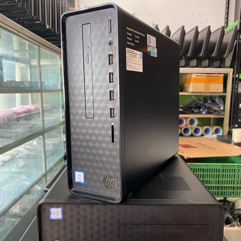 PC HP DESKTOP SLIM F125 CORE i3-8100/GEN 8 RAM 16GB SSD 256GB LIKE NEW
