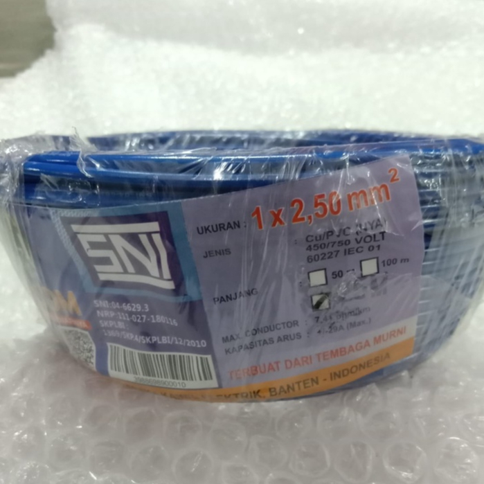 KABEL LISTRIK KABEL TUNGGAL NYA 2.5 VISICOM