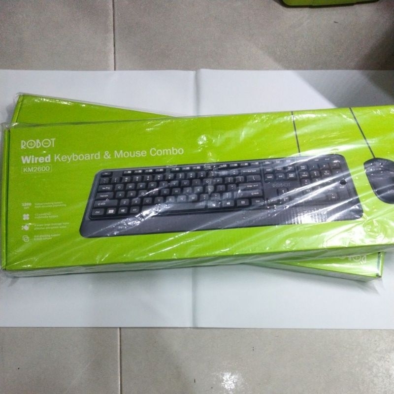 KEYBOARD + MOUSE SET ROBOT KABEL