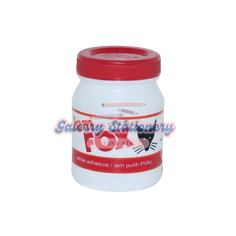 

LEM FOX PUTIH 150gr LEM FOX PVAC 150gram Glue