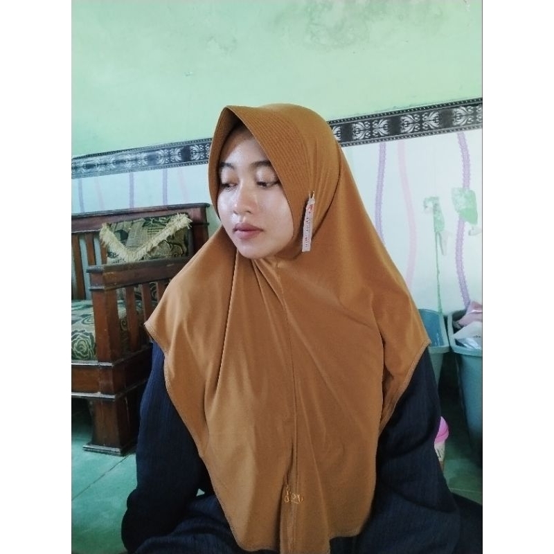 Hijab Dex Oval Polos by Doa ibu