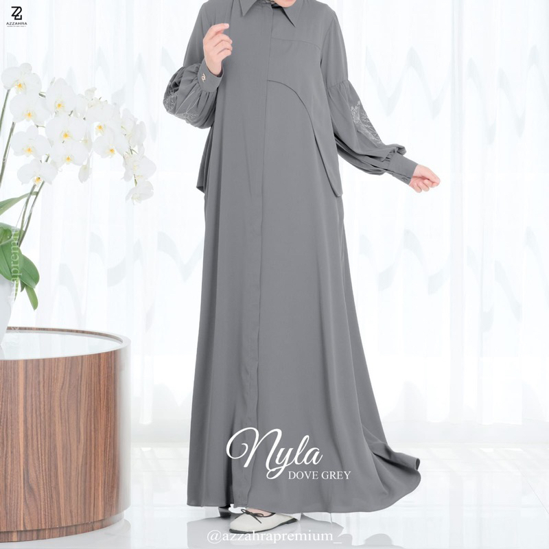 Nyla dres By azzahra premium syari