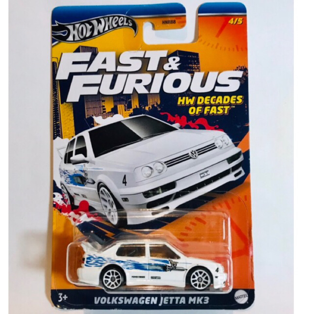 HOT WHEELS - VOLKSWAGEN JETTA MK3 FAST FURIOUS